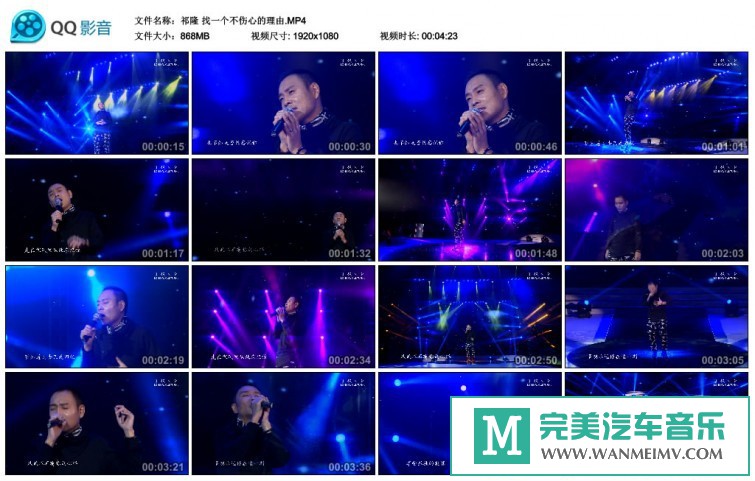 华语高清MV下载-祁隆 找一个不伤心的理由 [百度网盘/MP4/868M](1)